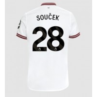 West Ham United Tomas Soucek #28 Vieraspaita 2023-24 Lyhythihainen